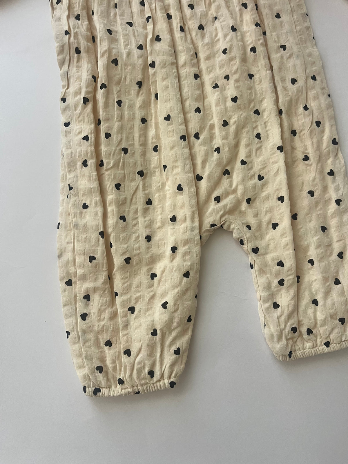 Baby Girl Cotton Heart Romper