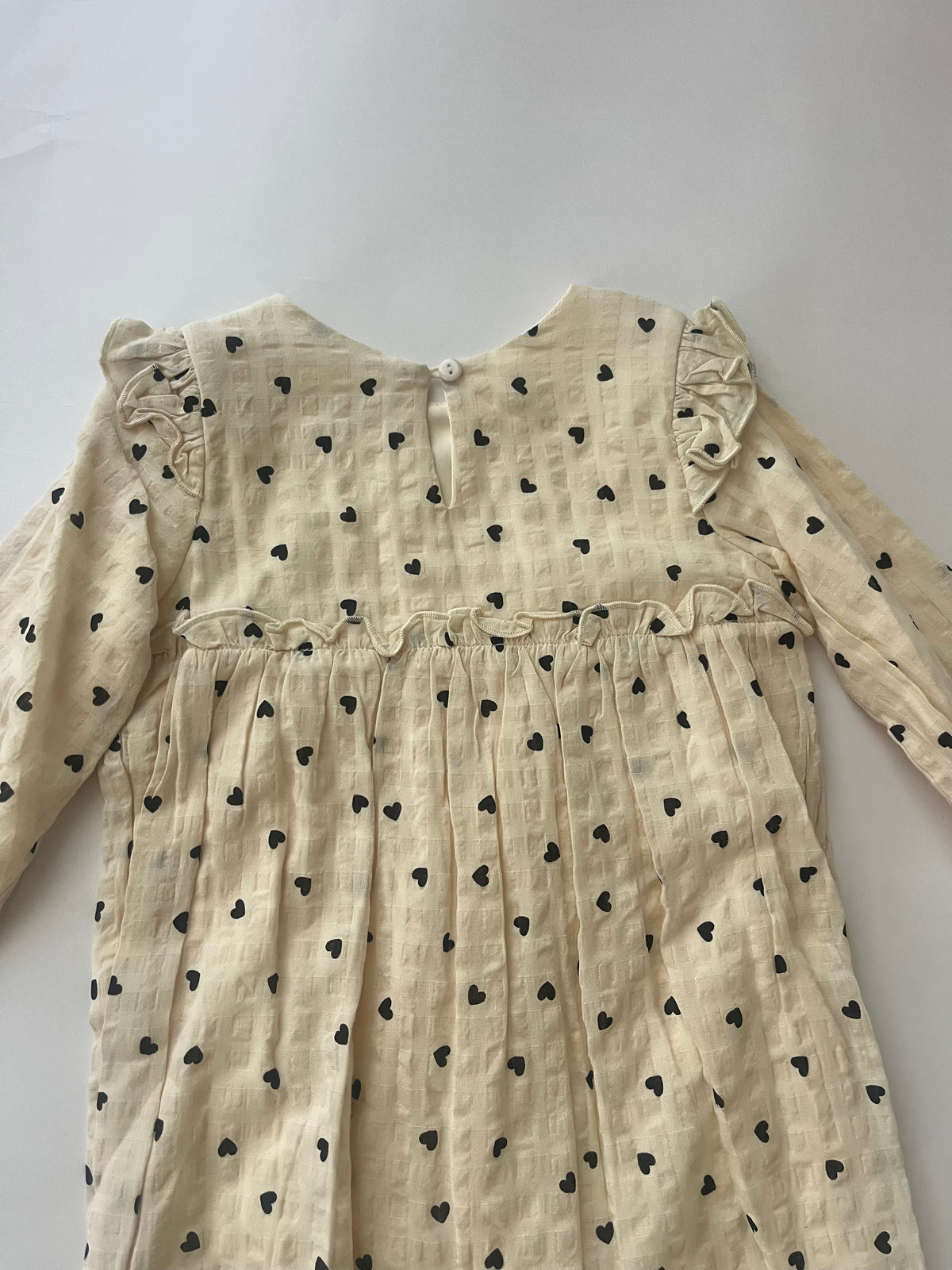 Baby Girl Cotton Heart Romper